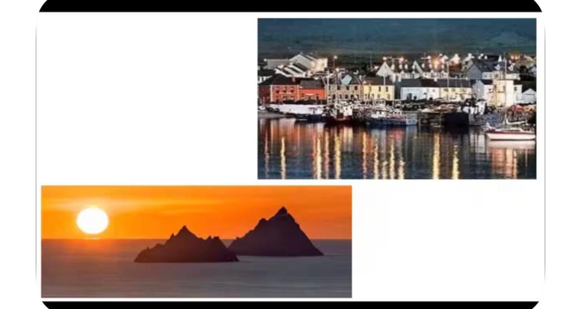Skellig Port Accommodation - 1 Studio Bed Apartment Portmagee Bagian luar foto